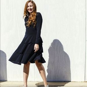 Lularoe Black Georgia Dress